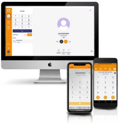 sipcall-App für Smartphone und Desktop